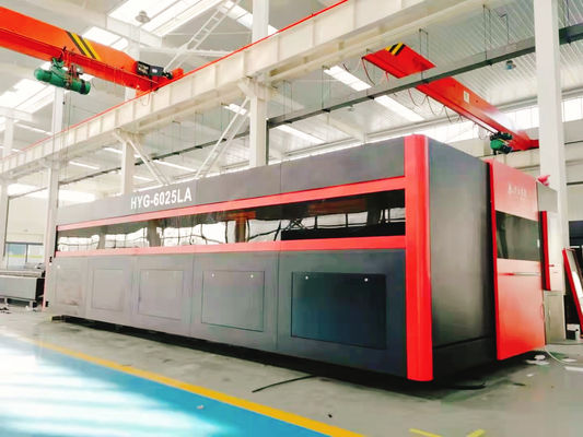 Precitec लेजर हेड 1000W-25000W धातु शीट प्रसंस्करण के लिए सीएनसी फाइबर लेजर कटिंग मशीन