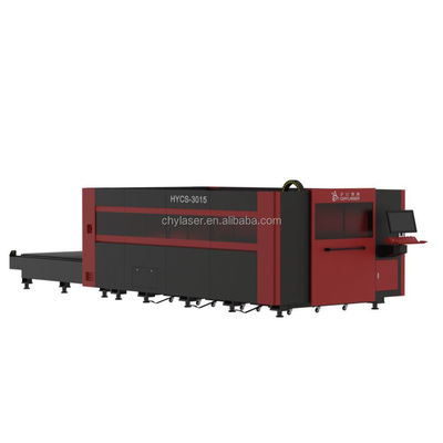 उच्च शक्ति सटीक फाइबर लेजर काटने की मशीन 6000W 8KW 20KW विनिमय तालिका