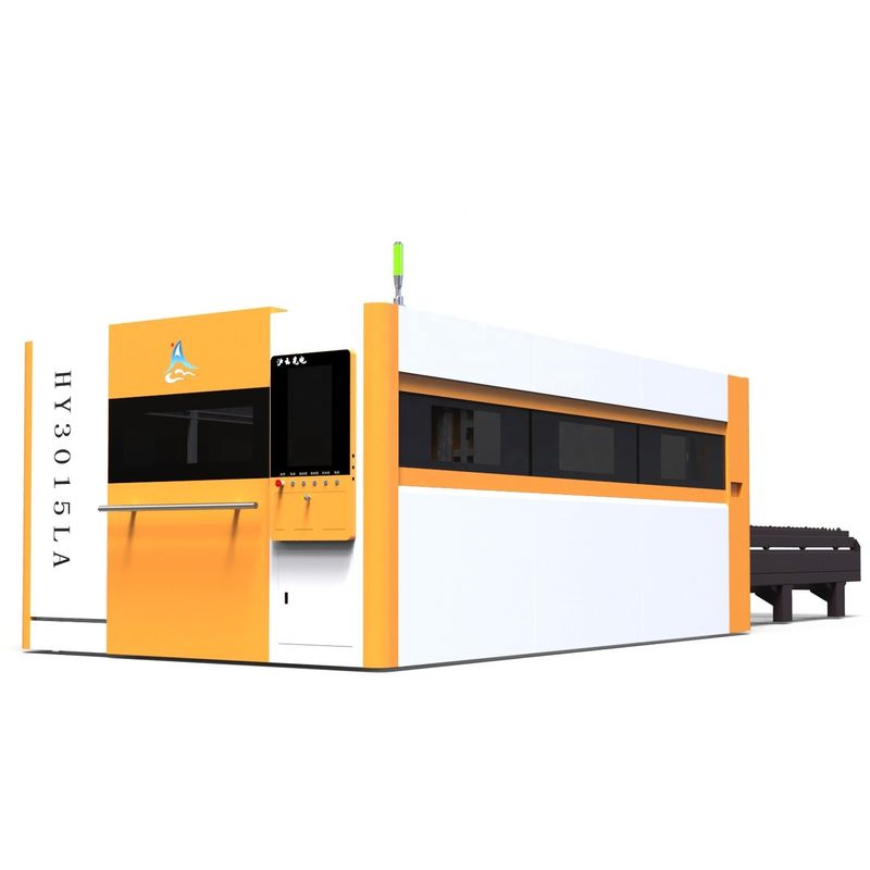 Precitec लेजर हेड 1000W-25000W धातु शीट प्रसंस्करण के लिए सीएनसी फाइबर लेजर कटिंग मशीन